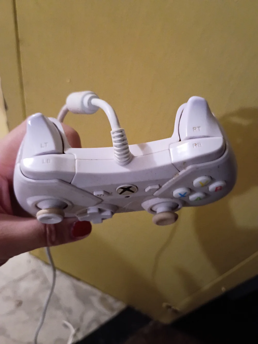 White Power A  Wired Game Controller